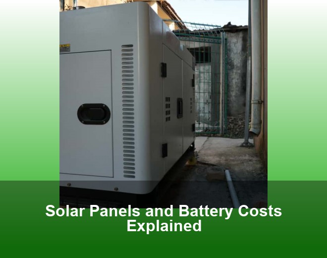 Solar Panels and Battery Costs Explained